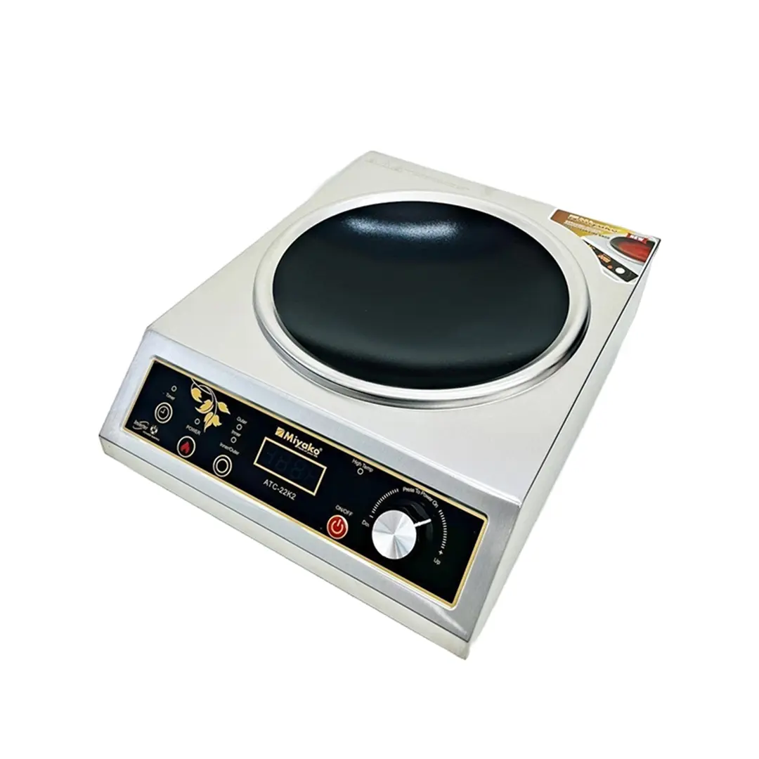 Miyako 2200W Stainless Steel Double Fan Multi Pan Infrared Cooker (ATC-22K2)